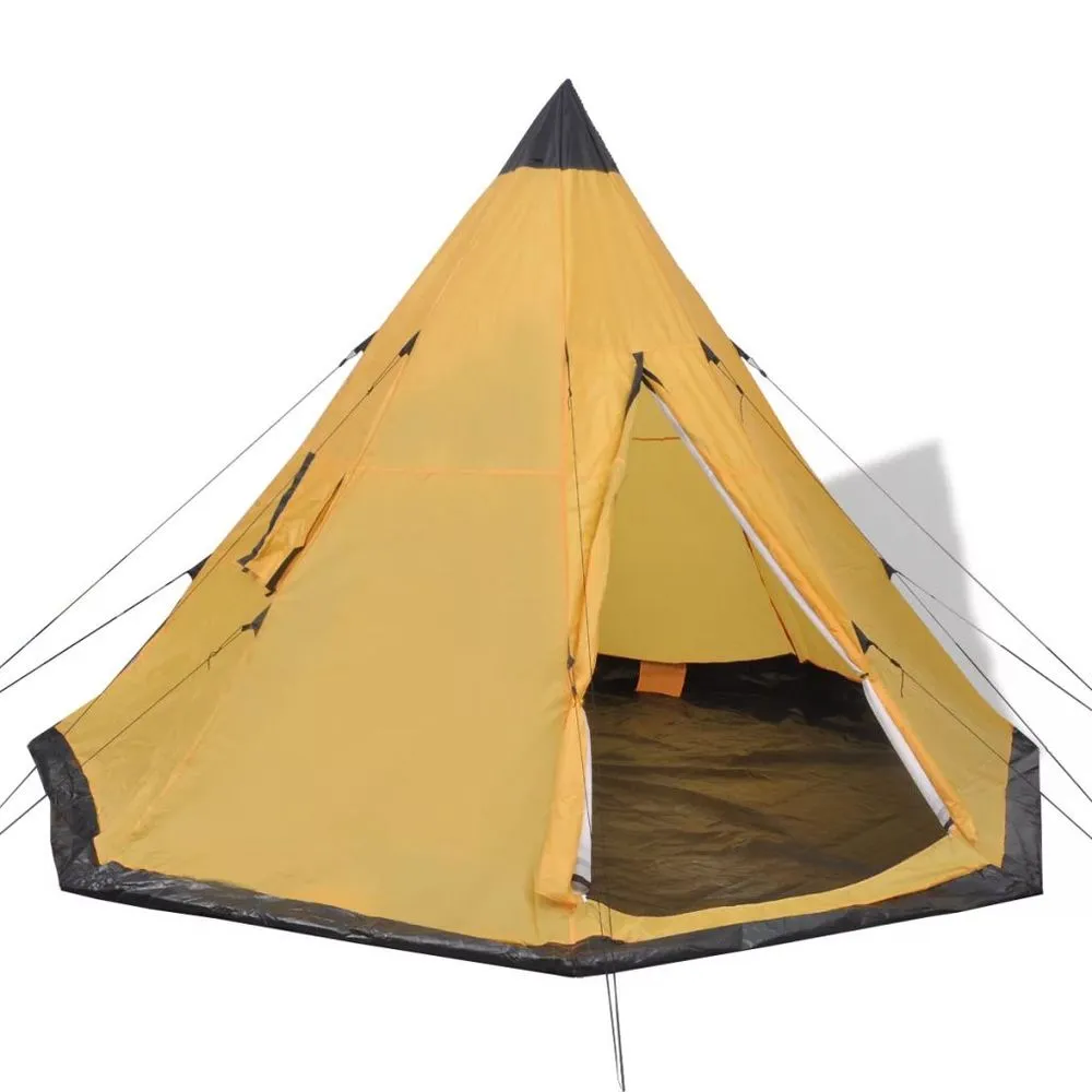 Four People Tent Camping Outdoors Vacation with Bag