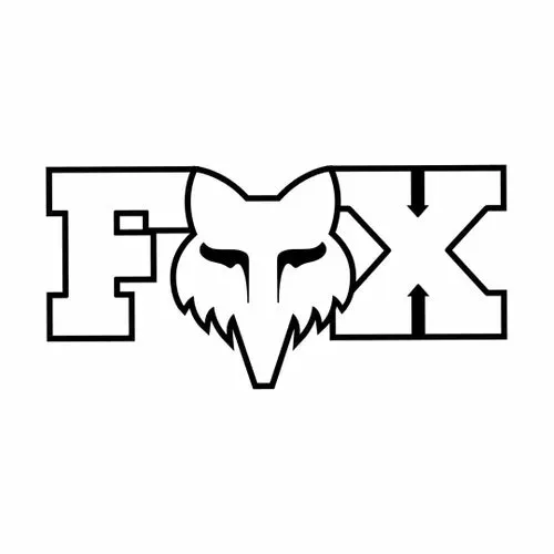 Fox F HEAD X 7" Sticker