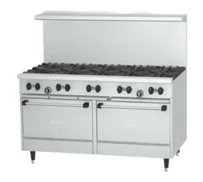 Garland X60-10RR 60-Inch Gas Restaurant Range with 10 Open Burners