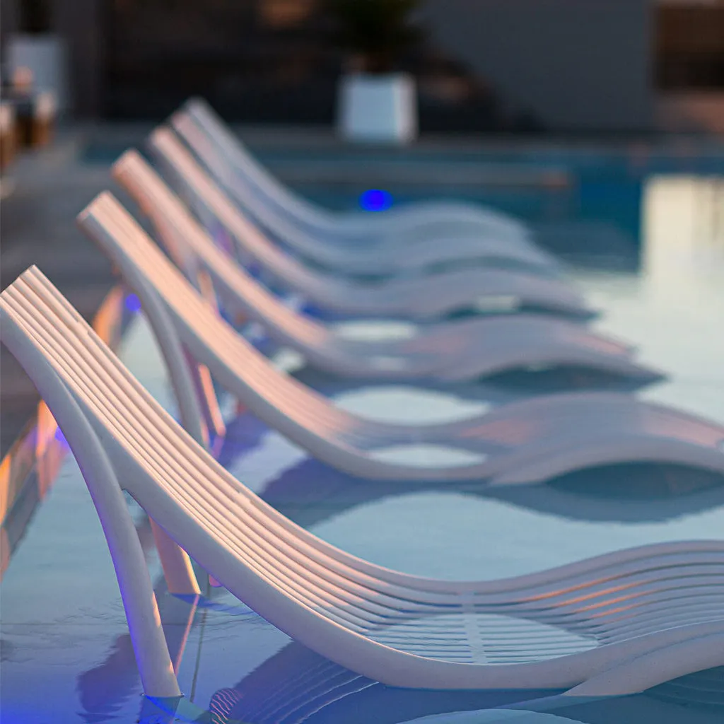 Ibiza Sun Lounger - Modern Pool Lounge Chair