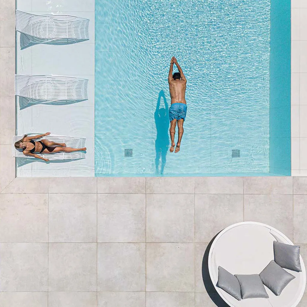 Ibiza Sun Lounger - Modern Pool Lounge Chair