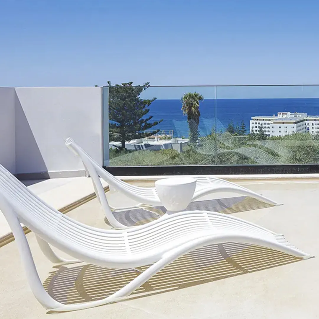 Ibiza Sun Lounger - Modern Pool Lounge Chair