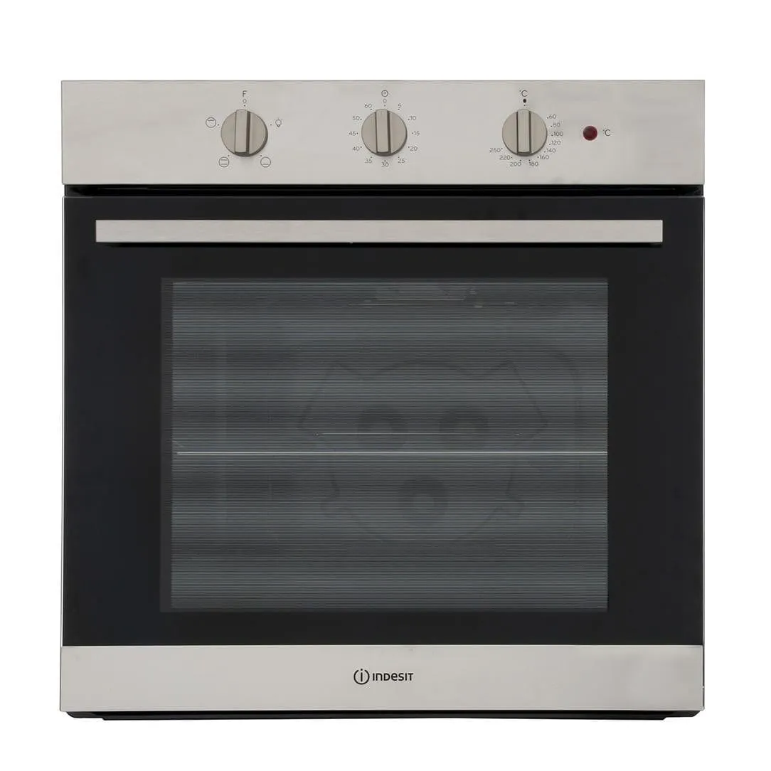 Indesit IFW6230IXUK Four Function Electric Built-in Single Oven - Stainless Steel
