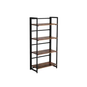 Industrial Folding Ladder Shelf
