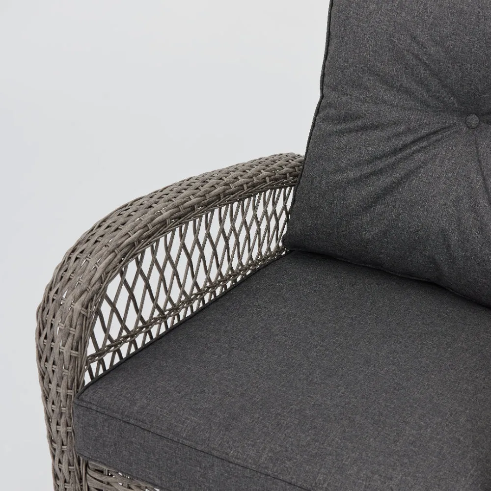Malia Garden Rocking Chair, Grey