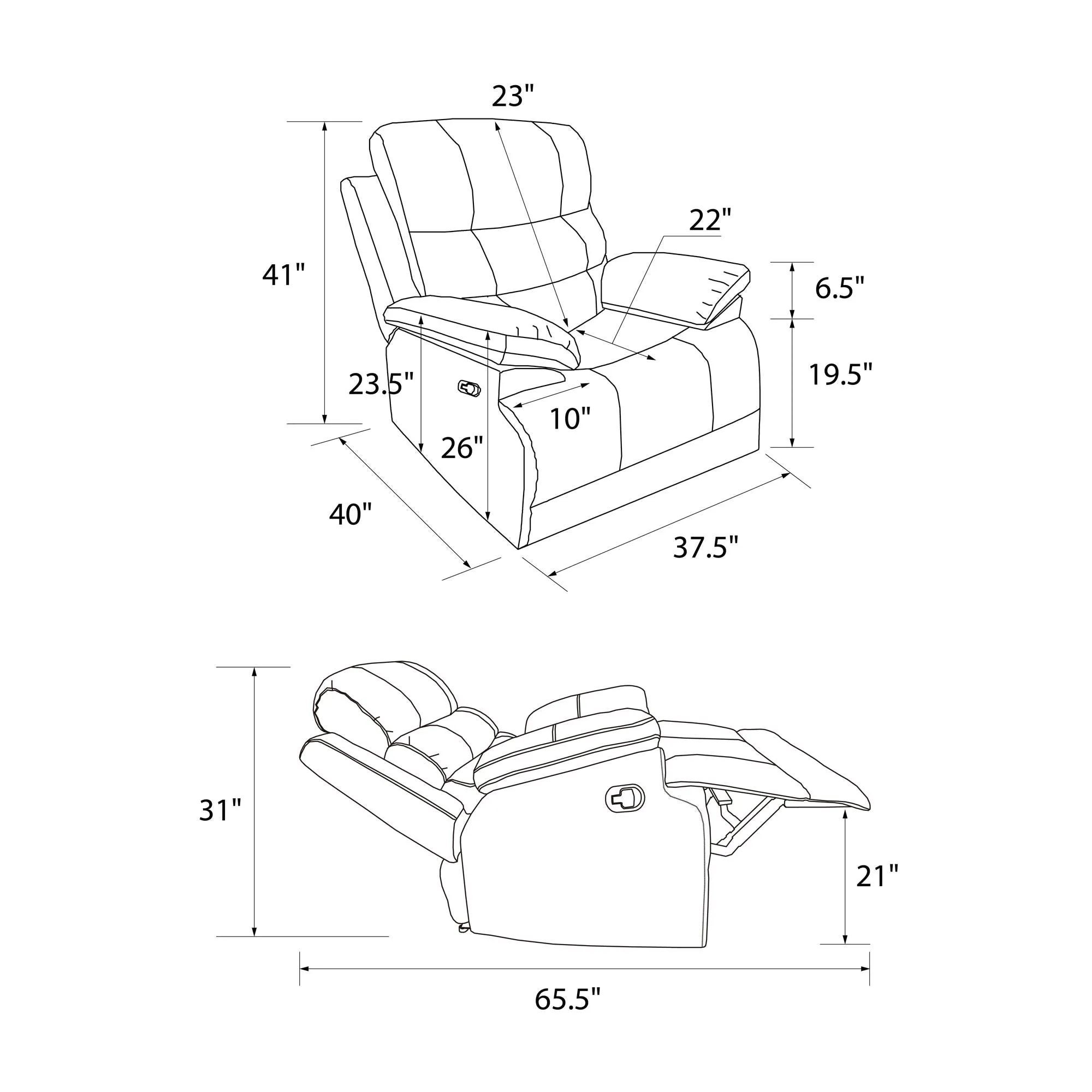 McAllen Recliner