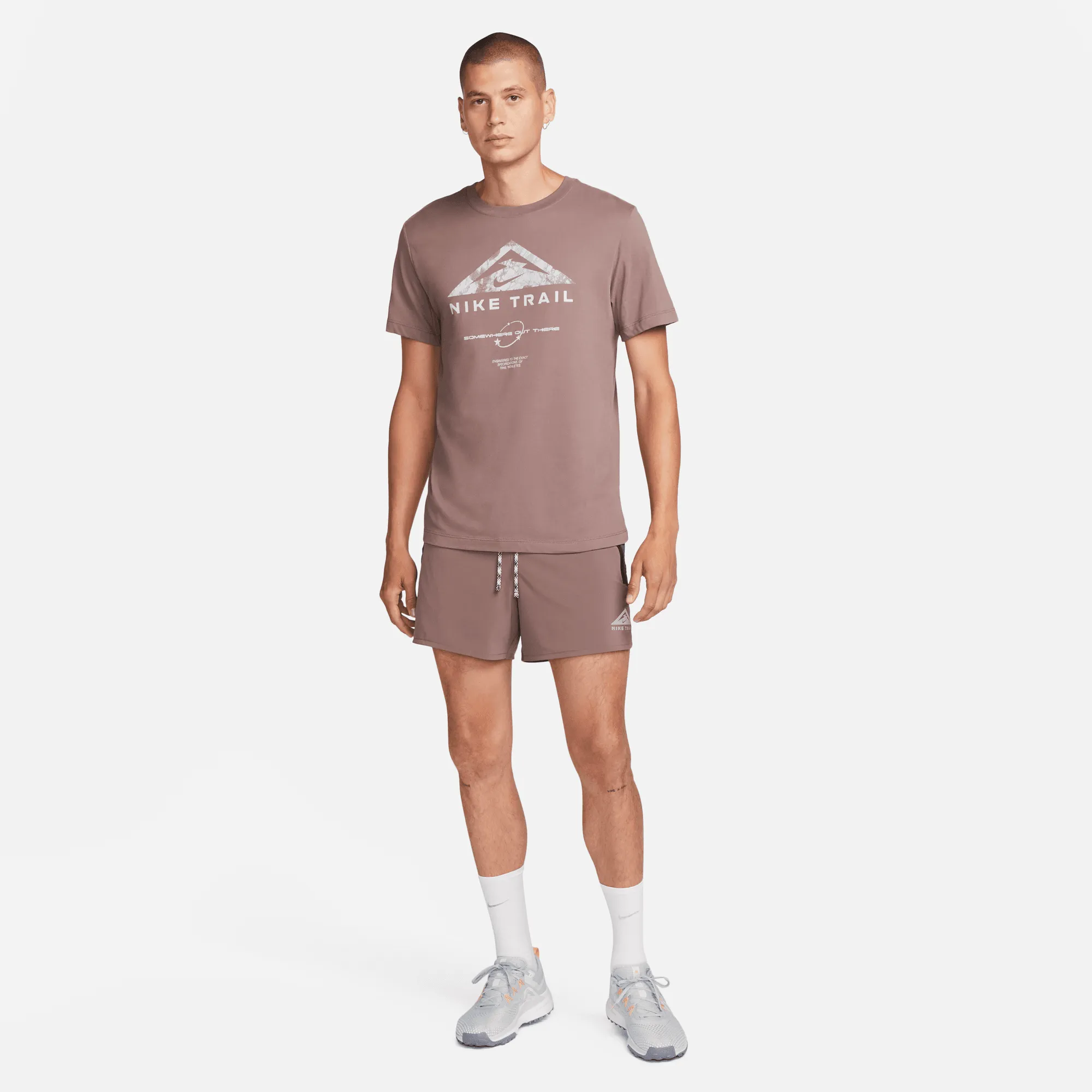 Men's Trail Second Sunrise 5" Brief-Lined Shorts (291 - Plum Eclipse/Anthracite/Guava Ice)