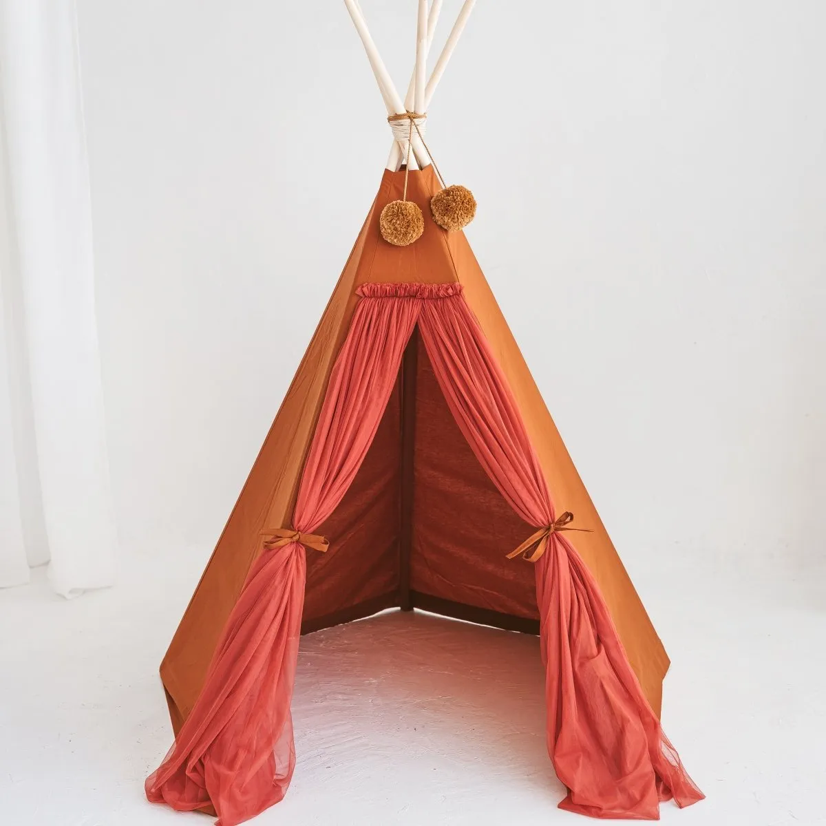 MINICAMP Fairy Kids Play Tent With Tulle in Rose