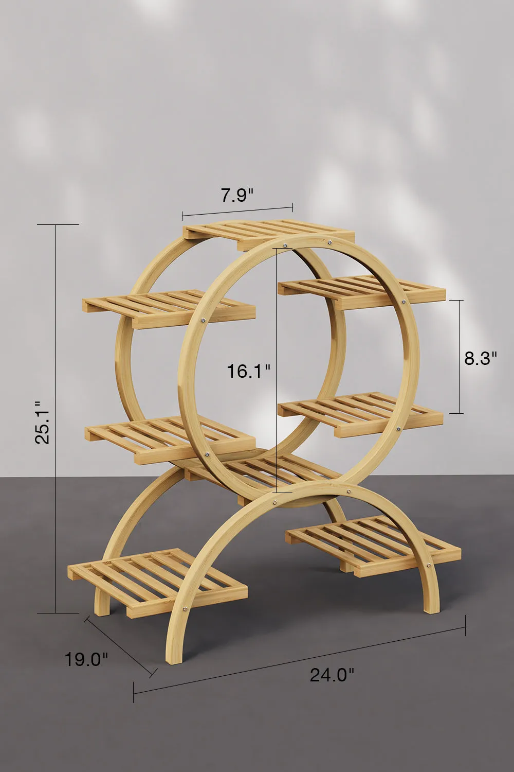 Multilayer Creative Display Plant Stand Indoor Outdoor
