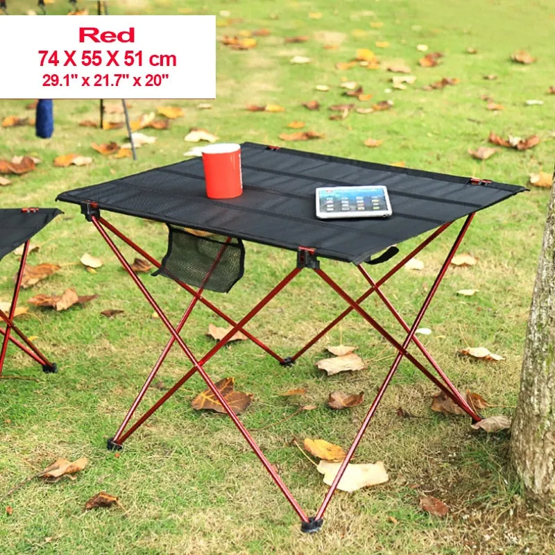 Outdoor Foldable Table Portable Camping Desk For Ultralight Beach Aluminium Hiking Climbing Fishing Picnic Folding Tables