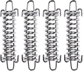 Outdoor stainless steel Tent Spring Buckle Camping Accessories (10 Pack-1 Set(4 Pcs))