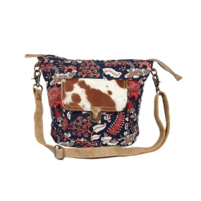 Paisley Hair On Pocket Shoulder Bag