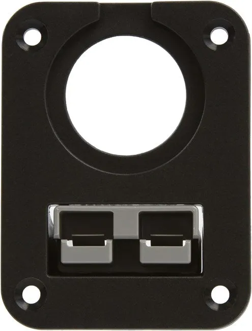 Powerwerx PanelPlateSB2 for Anderson SB50 Series Connectors with One Panel Mount 1-1/8" Hole