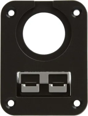 Powerwerx PanelPlateSB2 for Anderson SB50 Series Connectors with One Panel Mount 1-1/8" Hole