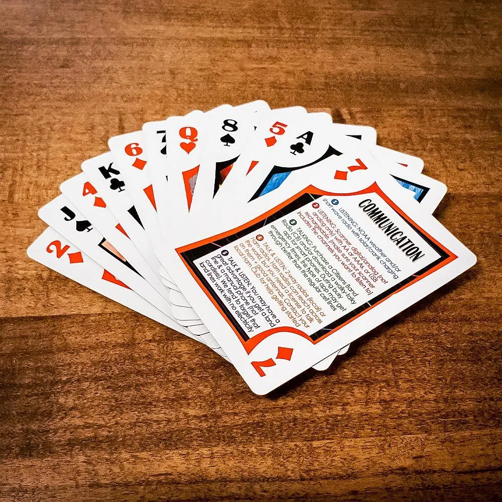 Preparedness Playing Cards by Ready Hour
