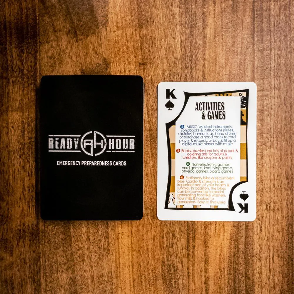 Preparedness Playing Cards by Ready Hour