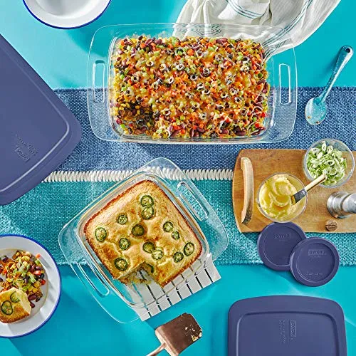 Pyrex 8-Piece Glass Baking Dish Set