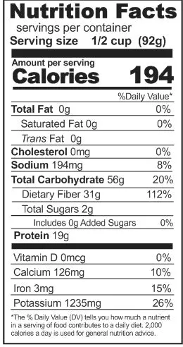 Rainy Day Foods Gluten-Free 16 Bean Mix 84 oz #10 Can - 26 Servings