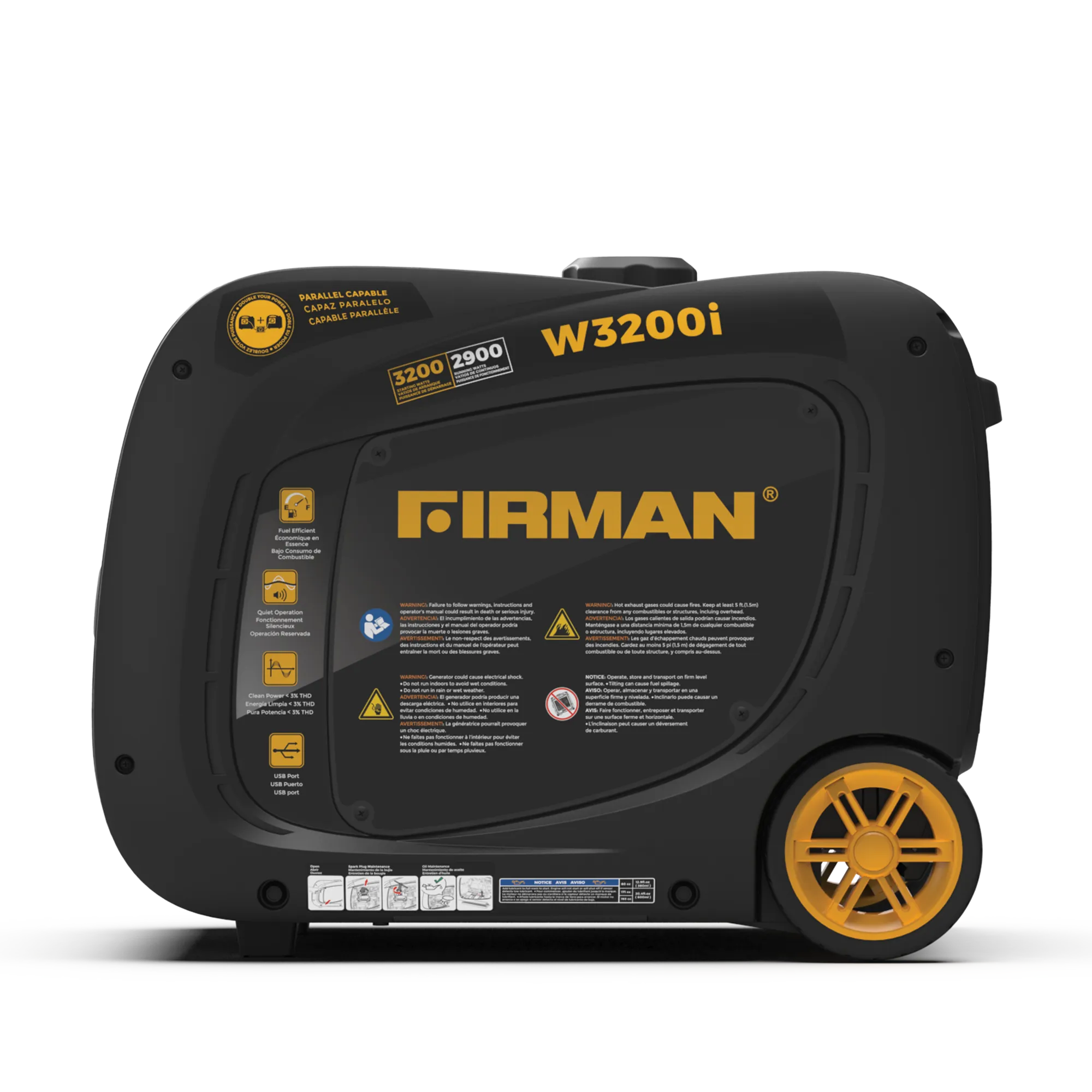 Refurbished Gas Inverter 3200W Recoil Start