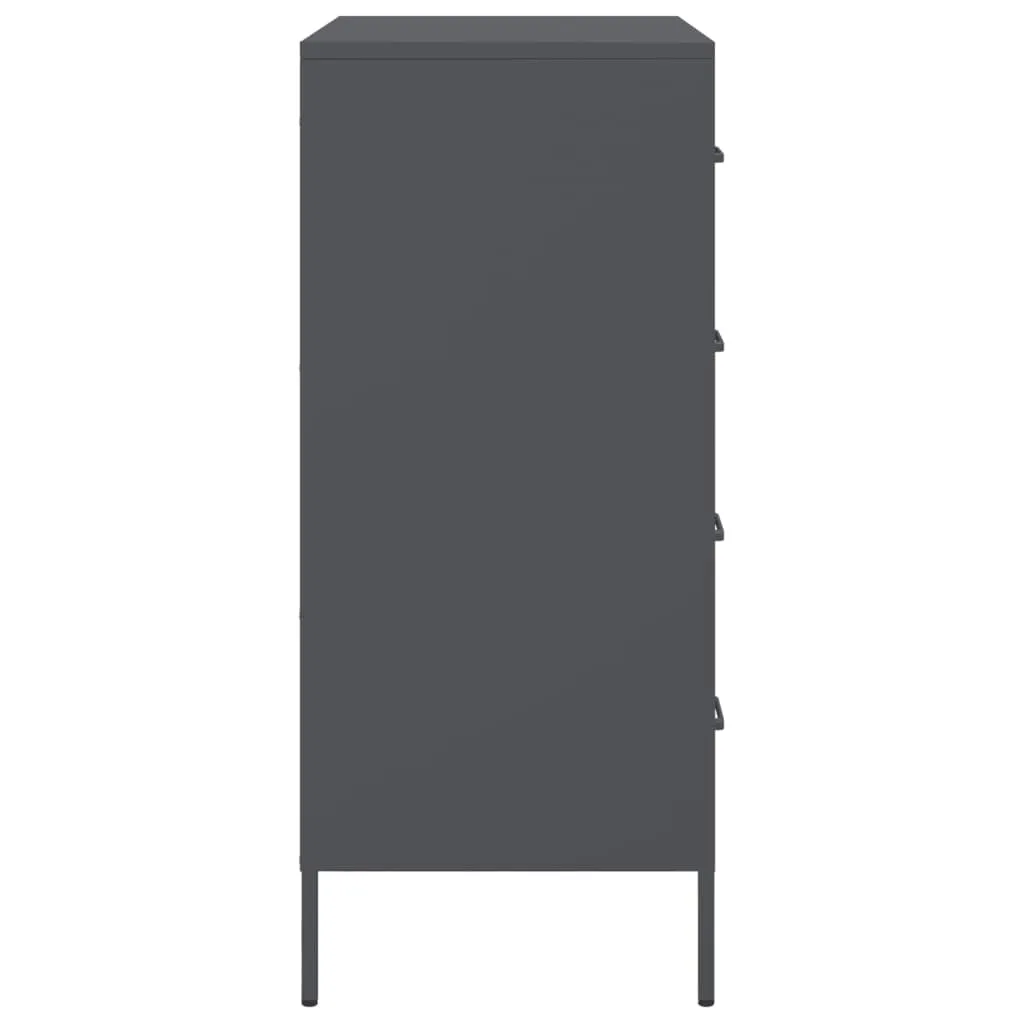 Sideboard Anthracite 68x39x89 cm Steel