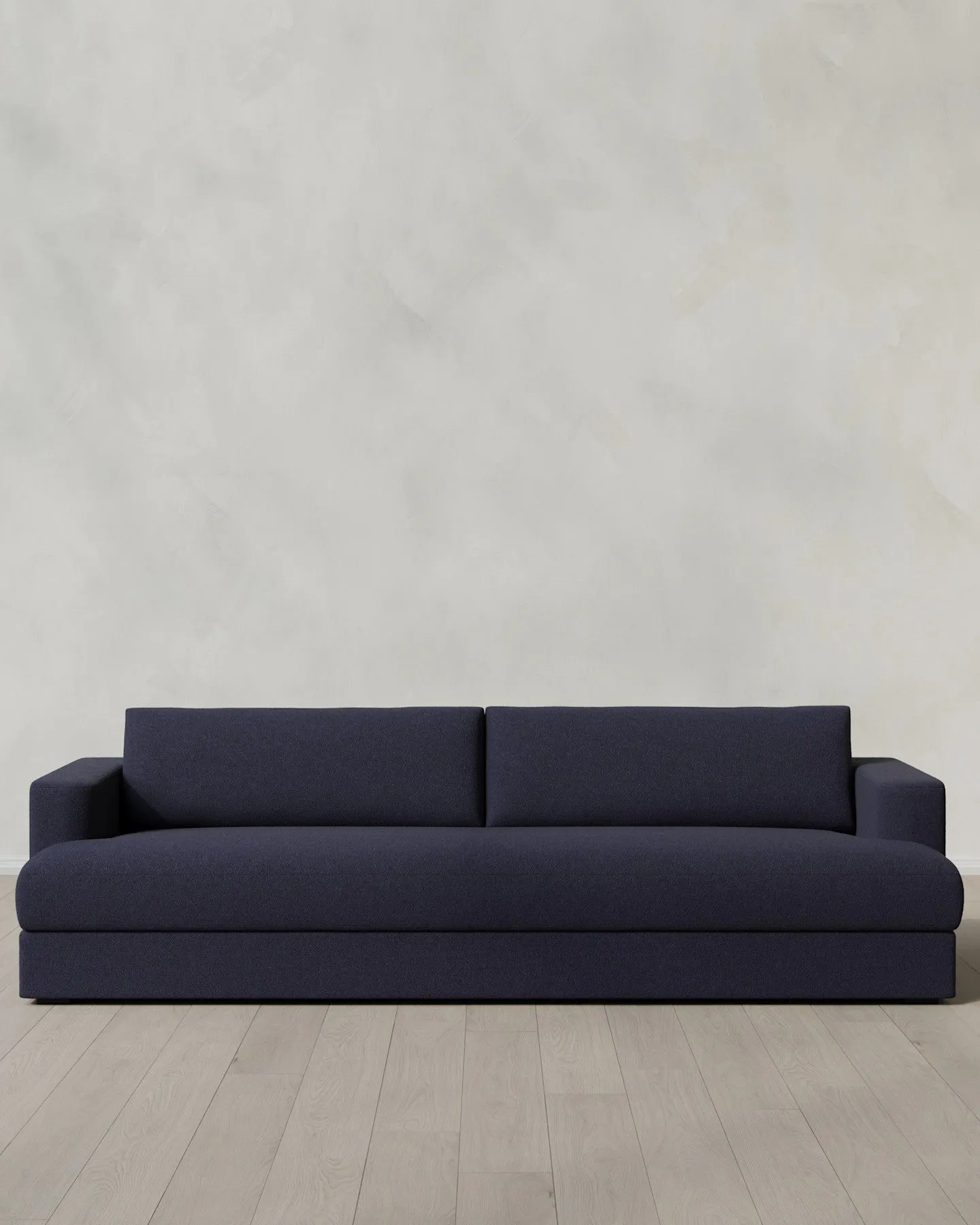 Sierra Performance Basketweave Curved Arm Sofa