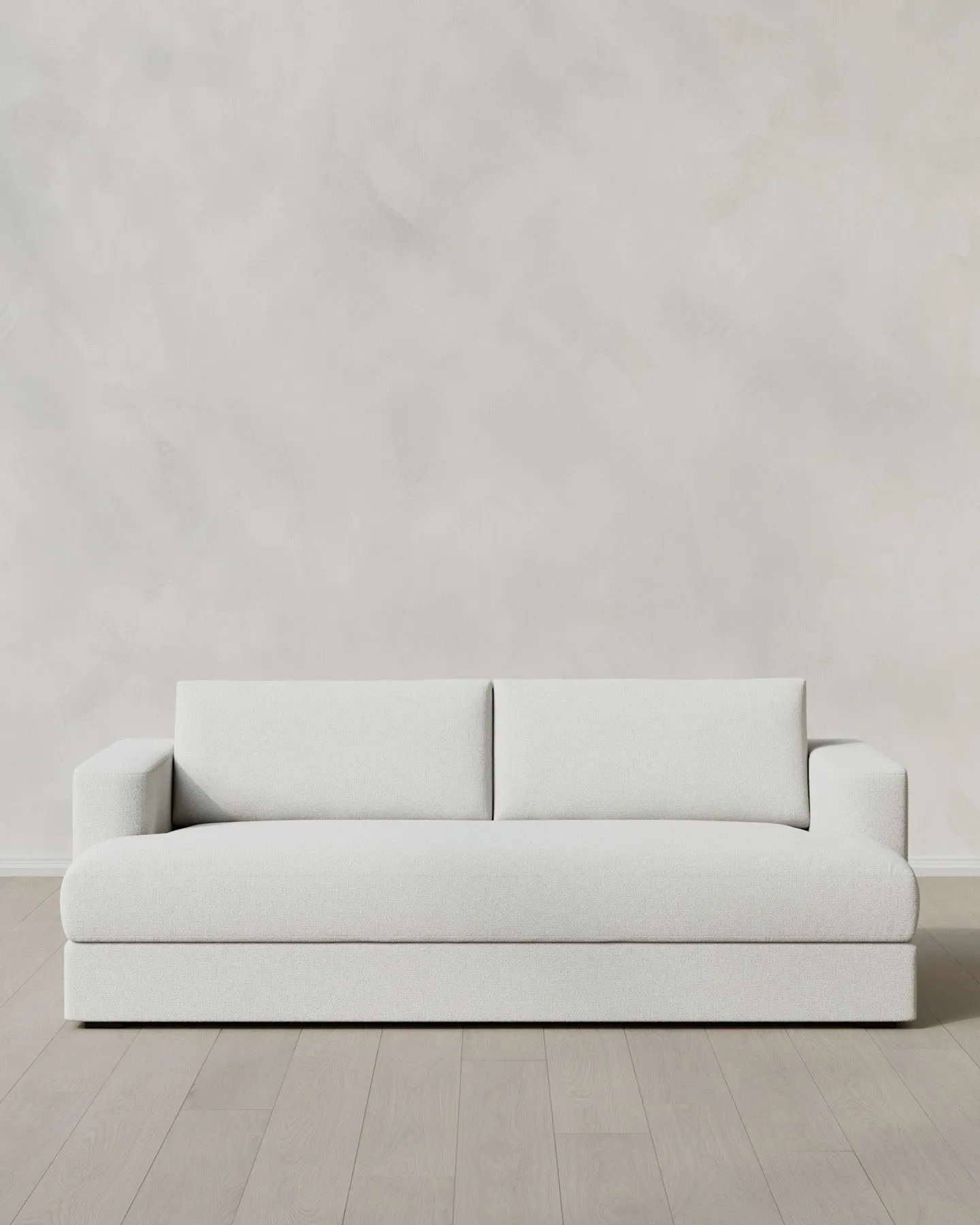 Sierra Performance Basketweave Curved Arm Sofa