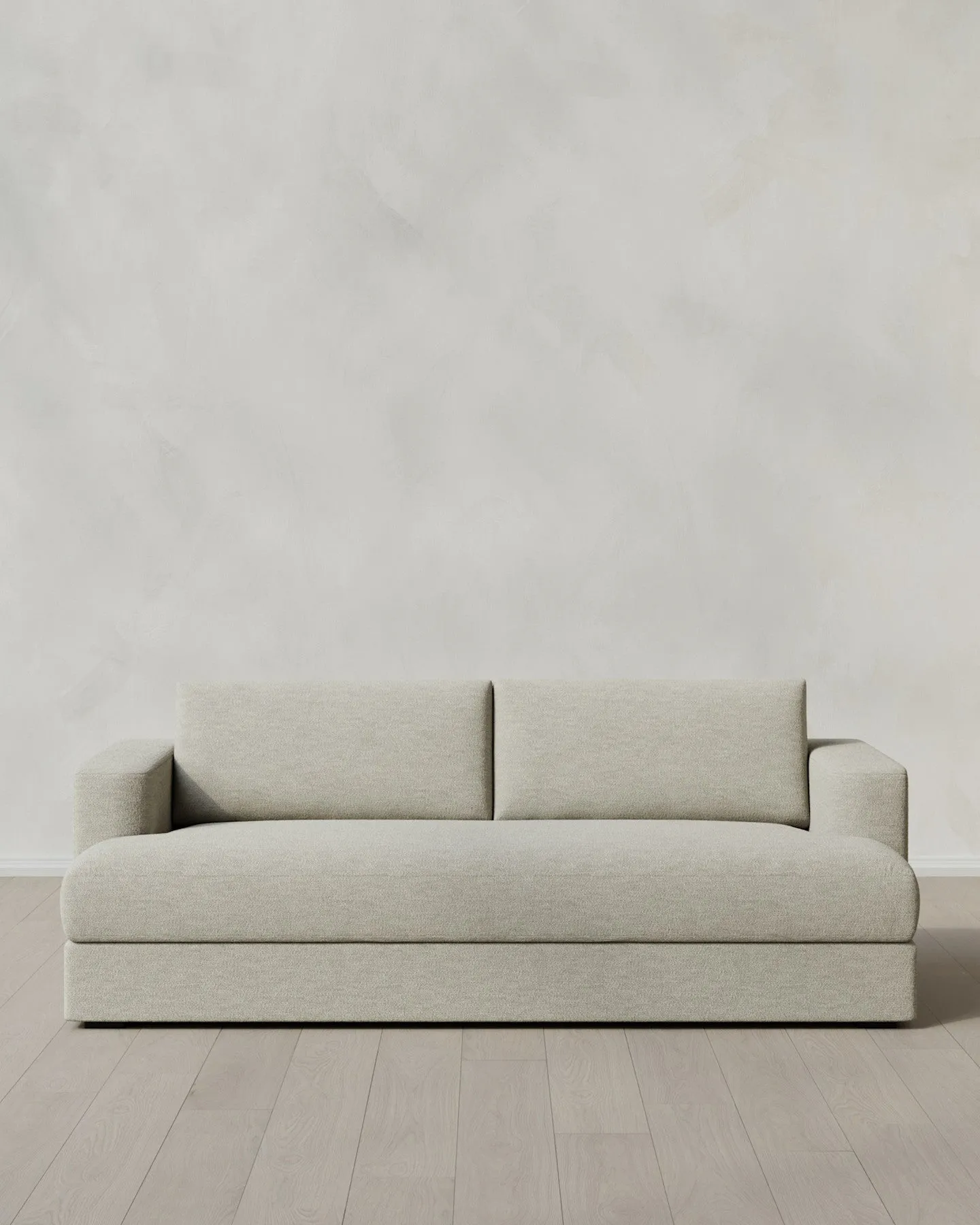 Sierra Performance Basketweave Curved Arm Sofa