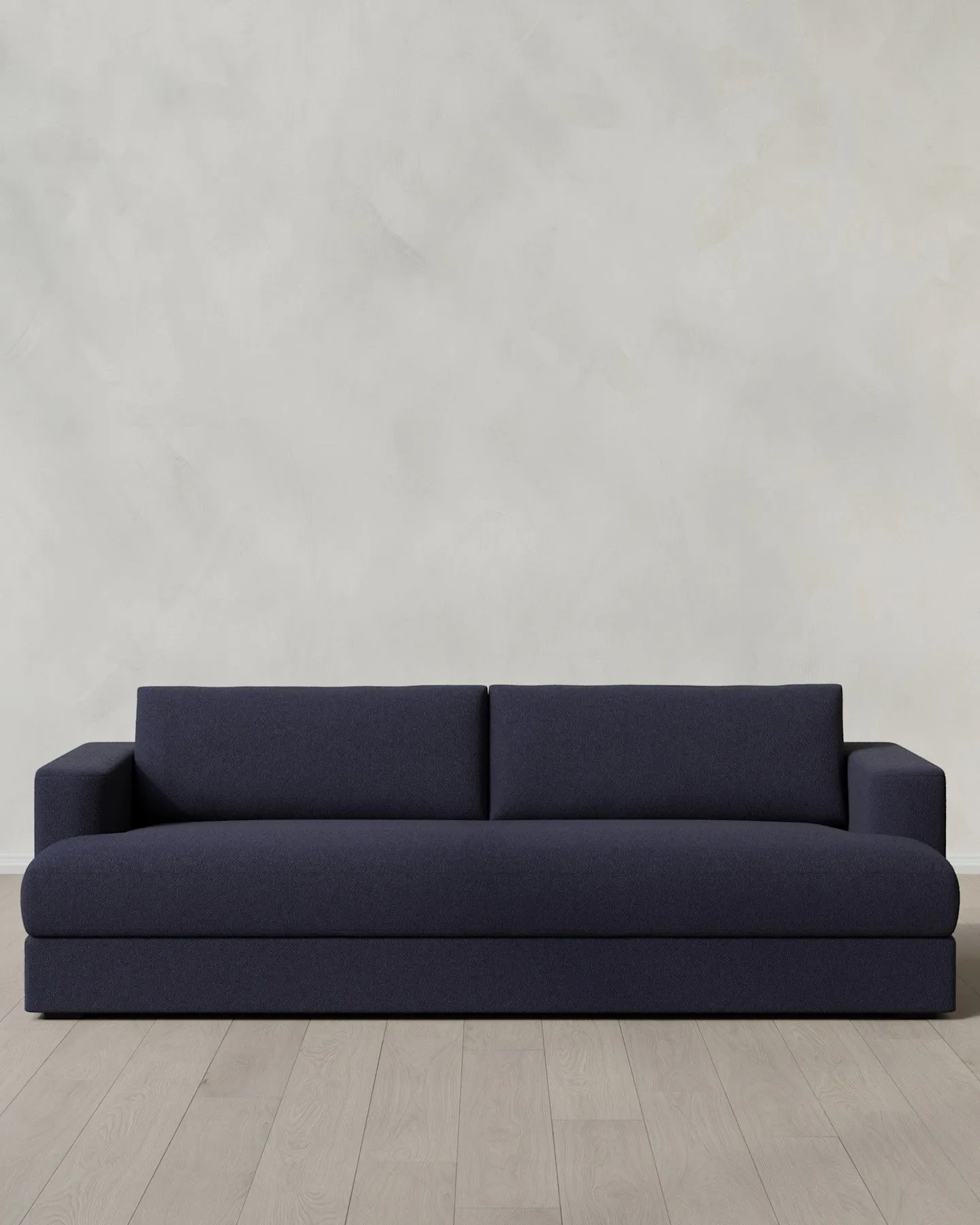 Sierra Performance Basketweave Curved Arm Sofa