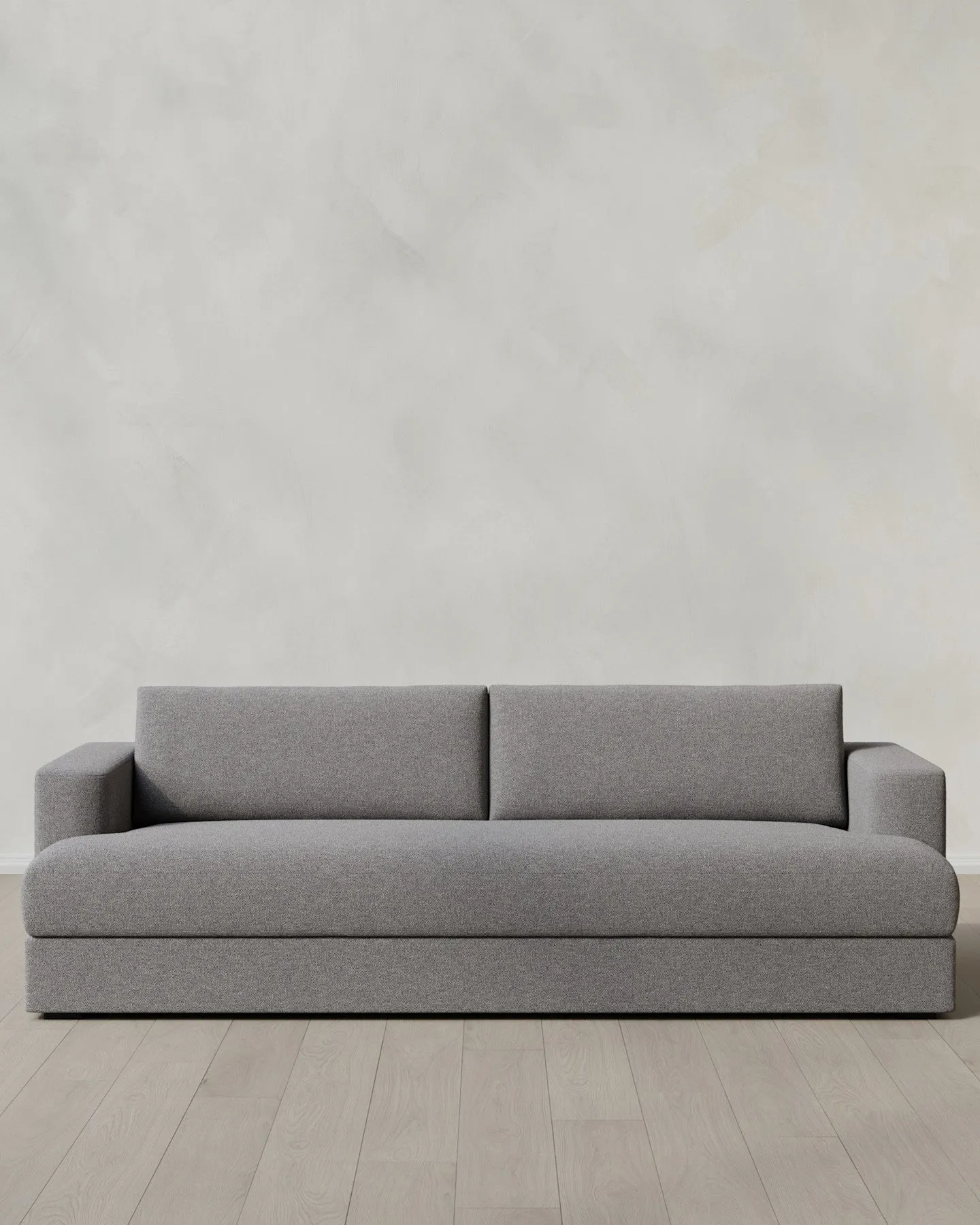 Sierra Performance Basketweave Curved Arm Sofa