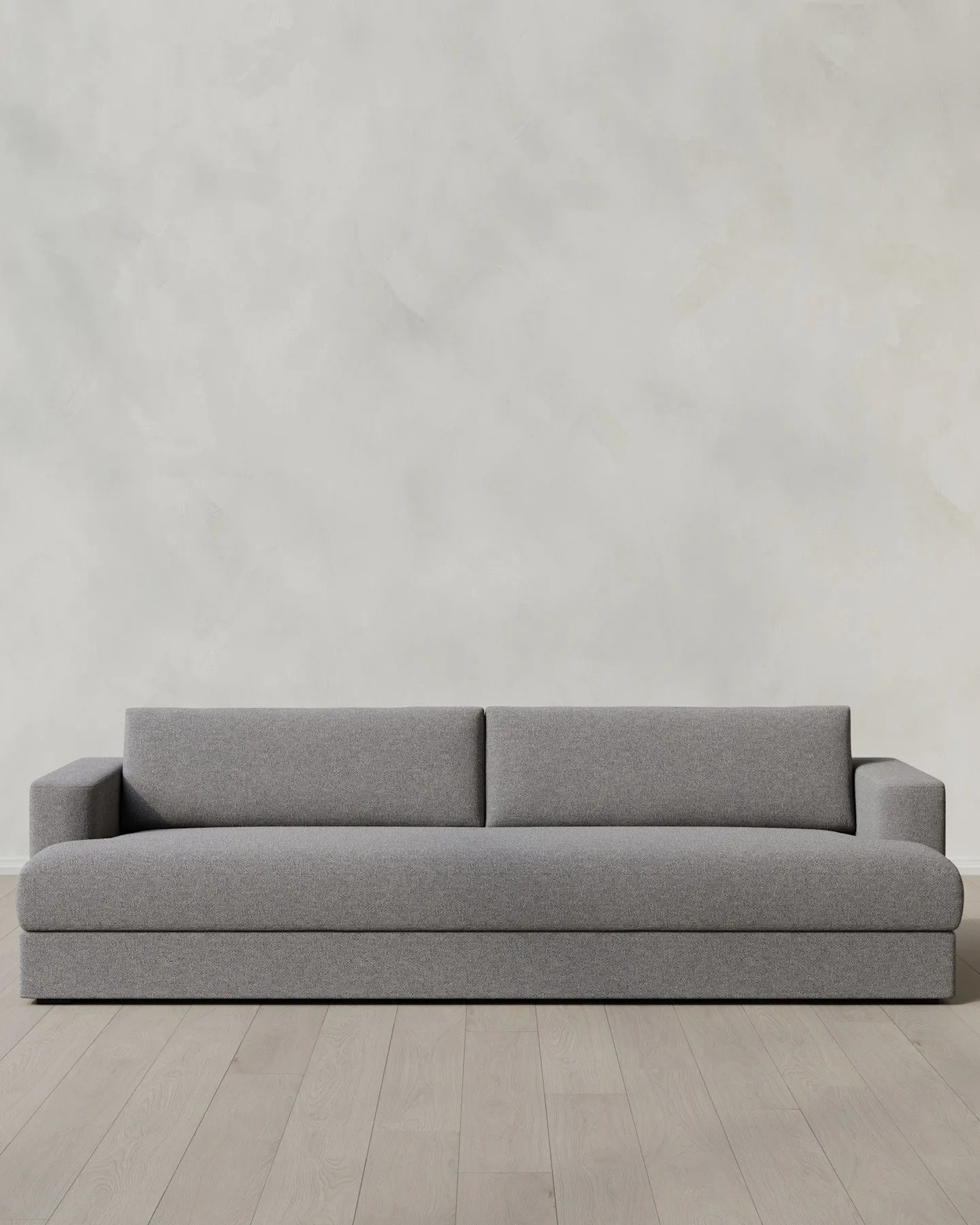 Sierra Performance Basketweave Curved Arm Sofa