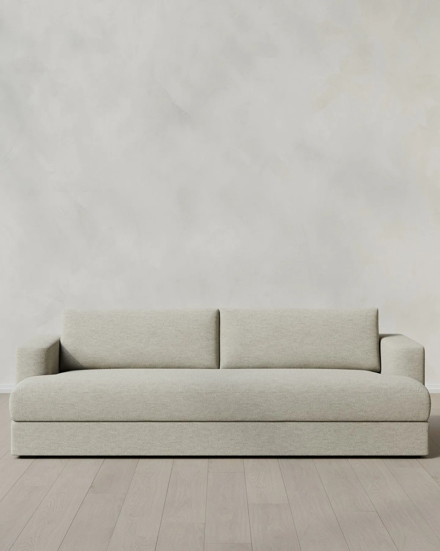 Sierra Performance Basketweave Curved Arm Sofa