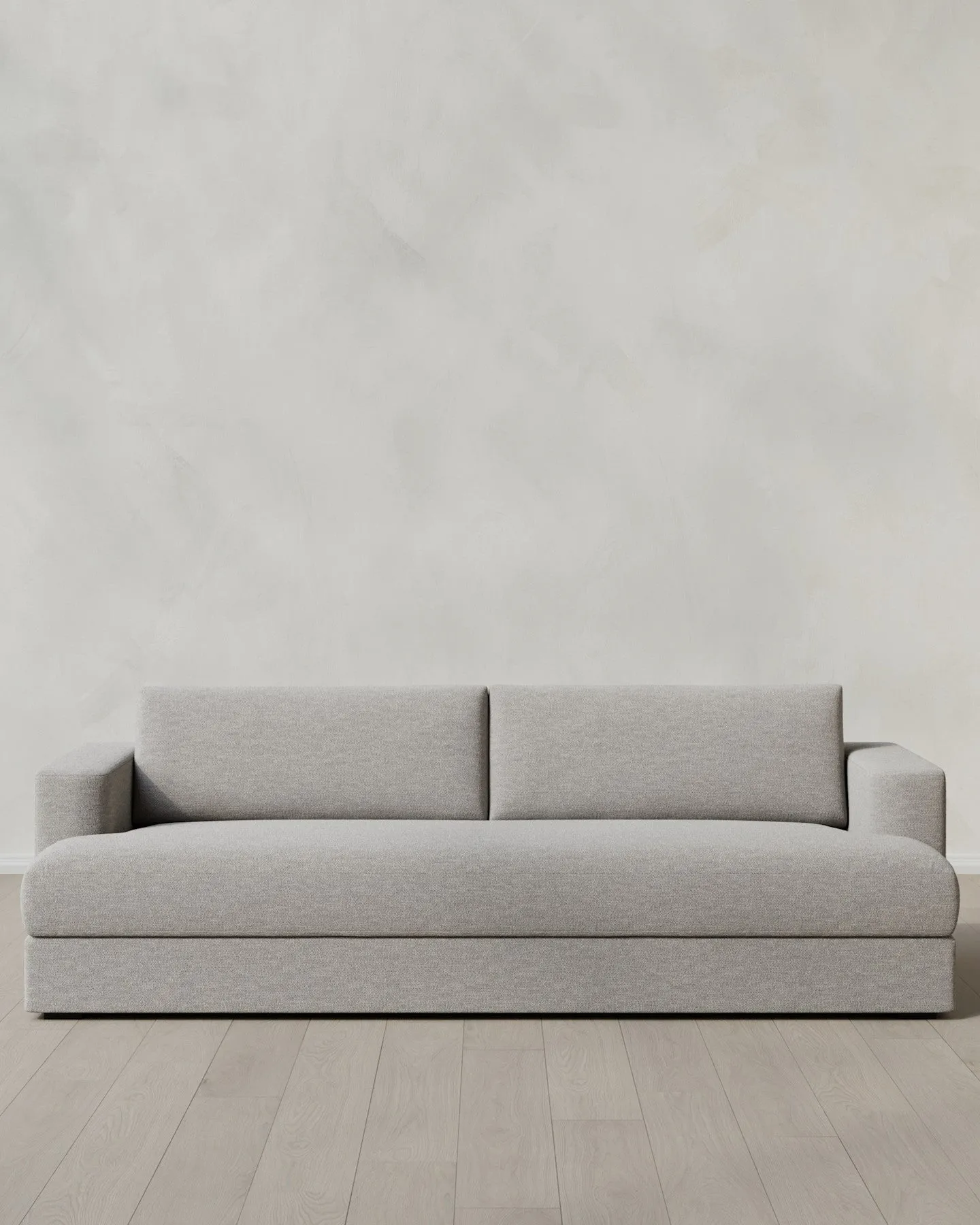 Sierra Performance Basketweave Curved Arm Sofa