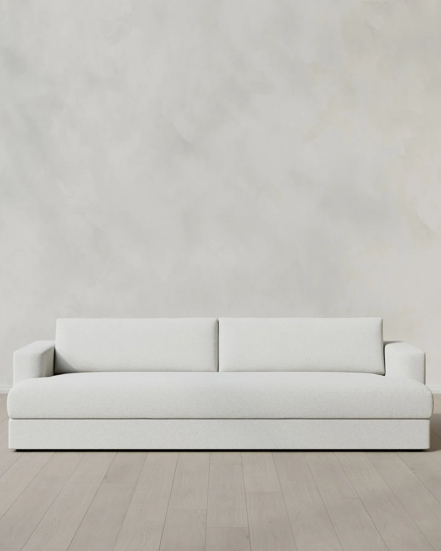 Sierra Performance Basketweave Curved Arm Sofa