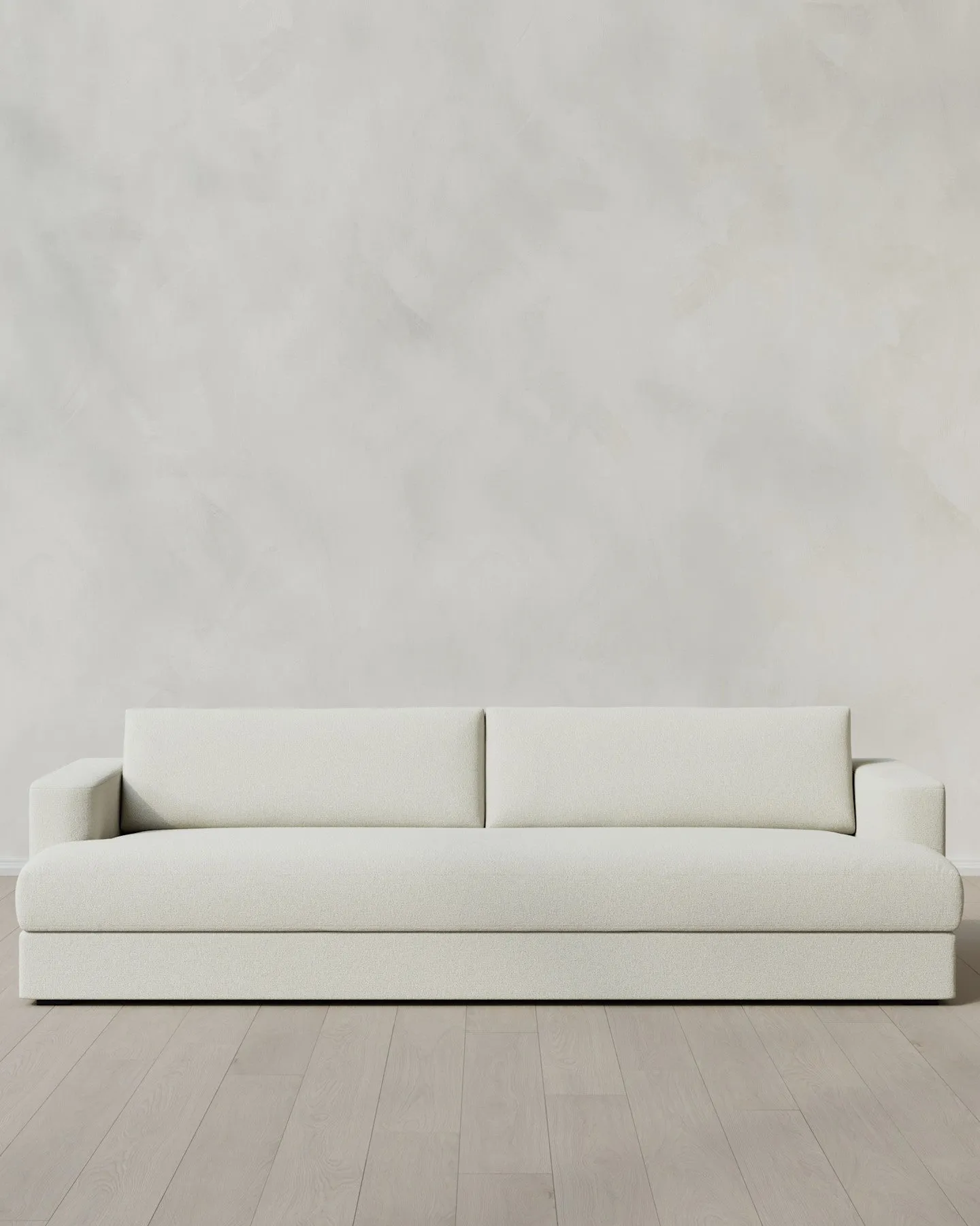 Sierra Performance Basketweave Curved Arm Sofa