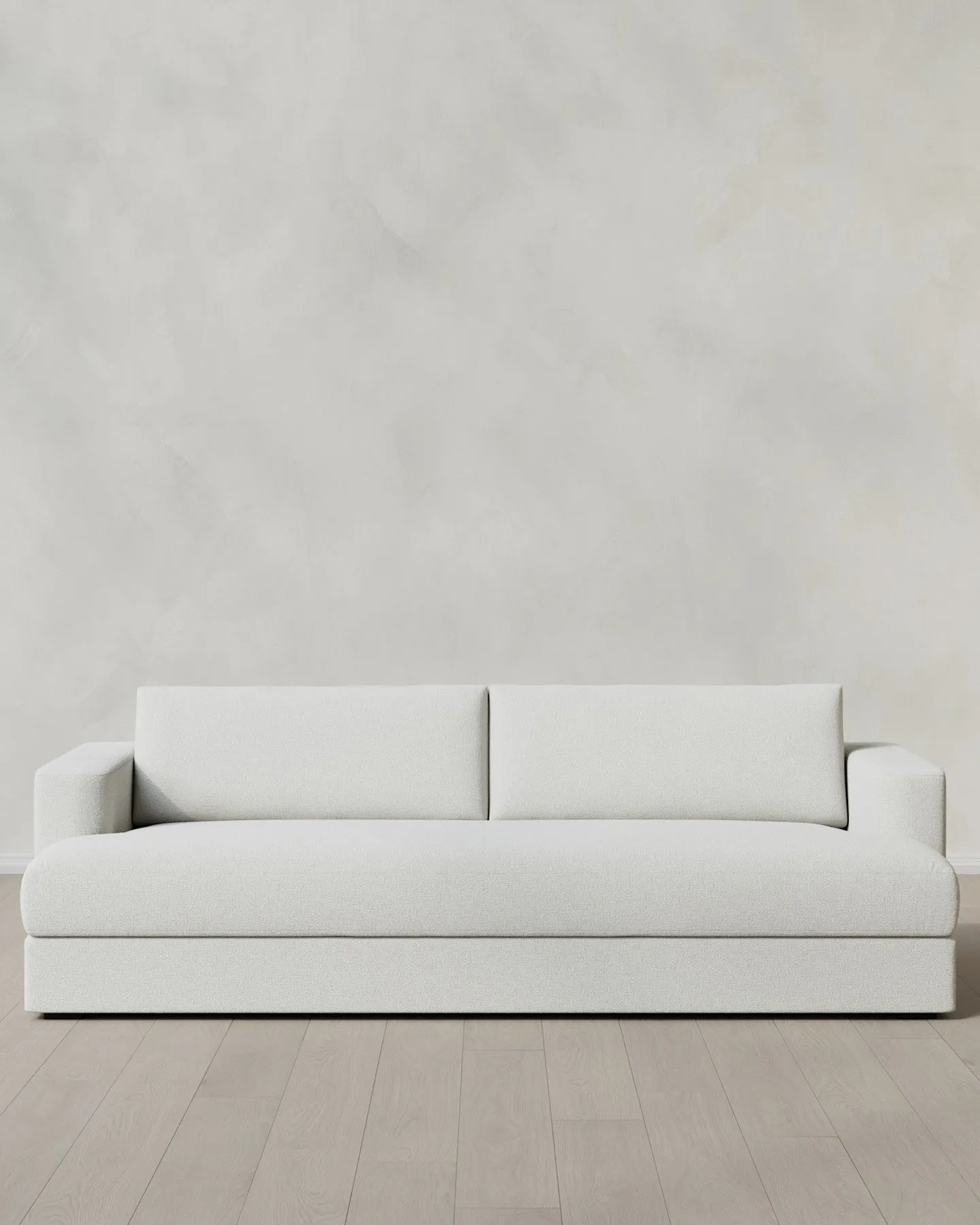 Sierra Performance Basketweave Curved Arm Sofa