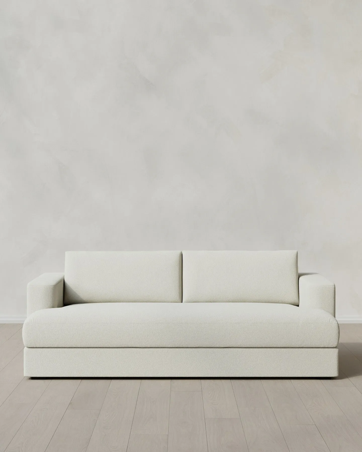 Sierra Performance Basketweave Curved Arm Sofa