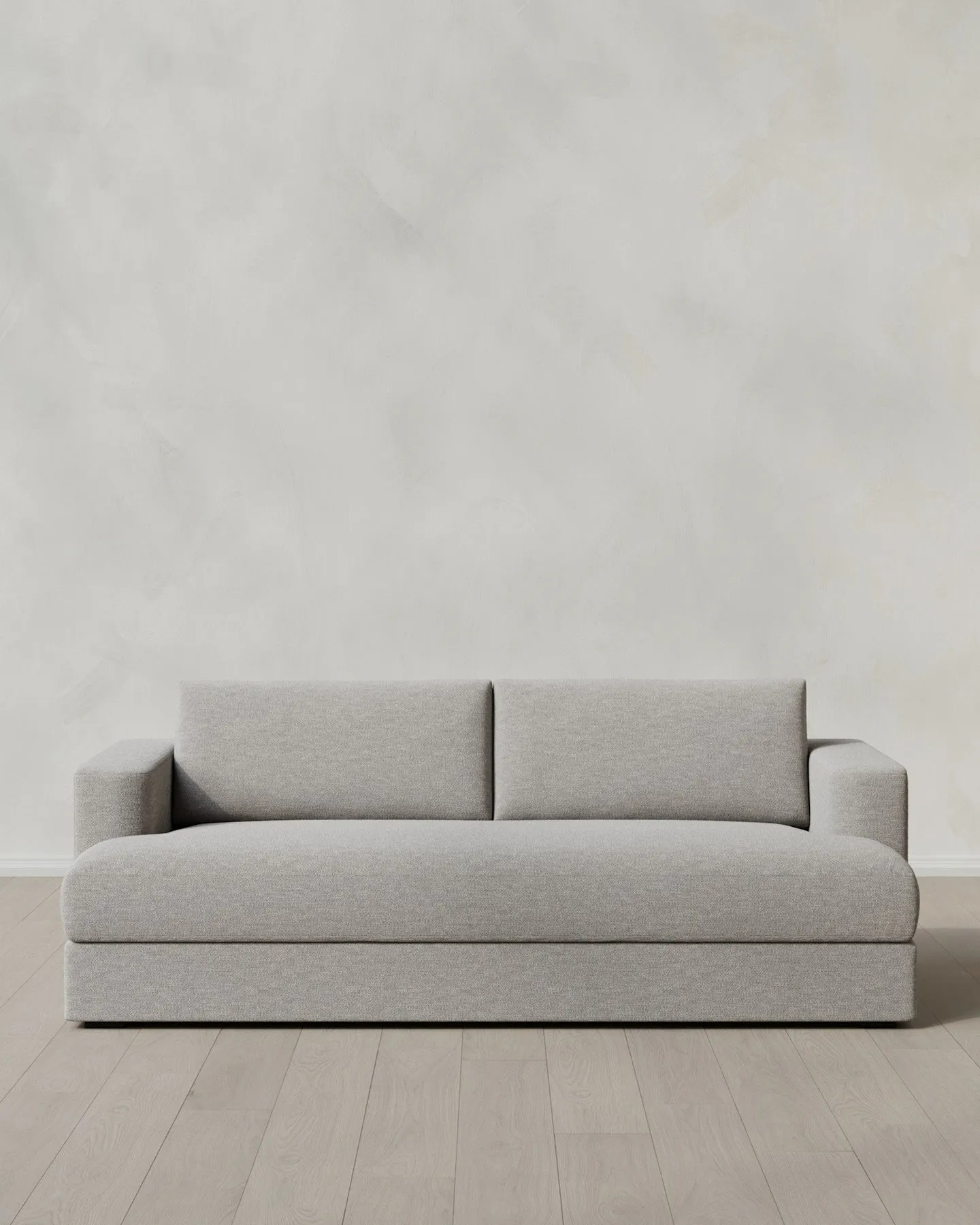 Sierra Performance Basketweave Curved Arm Sofa