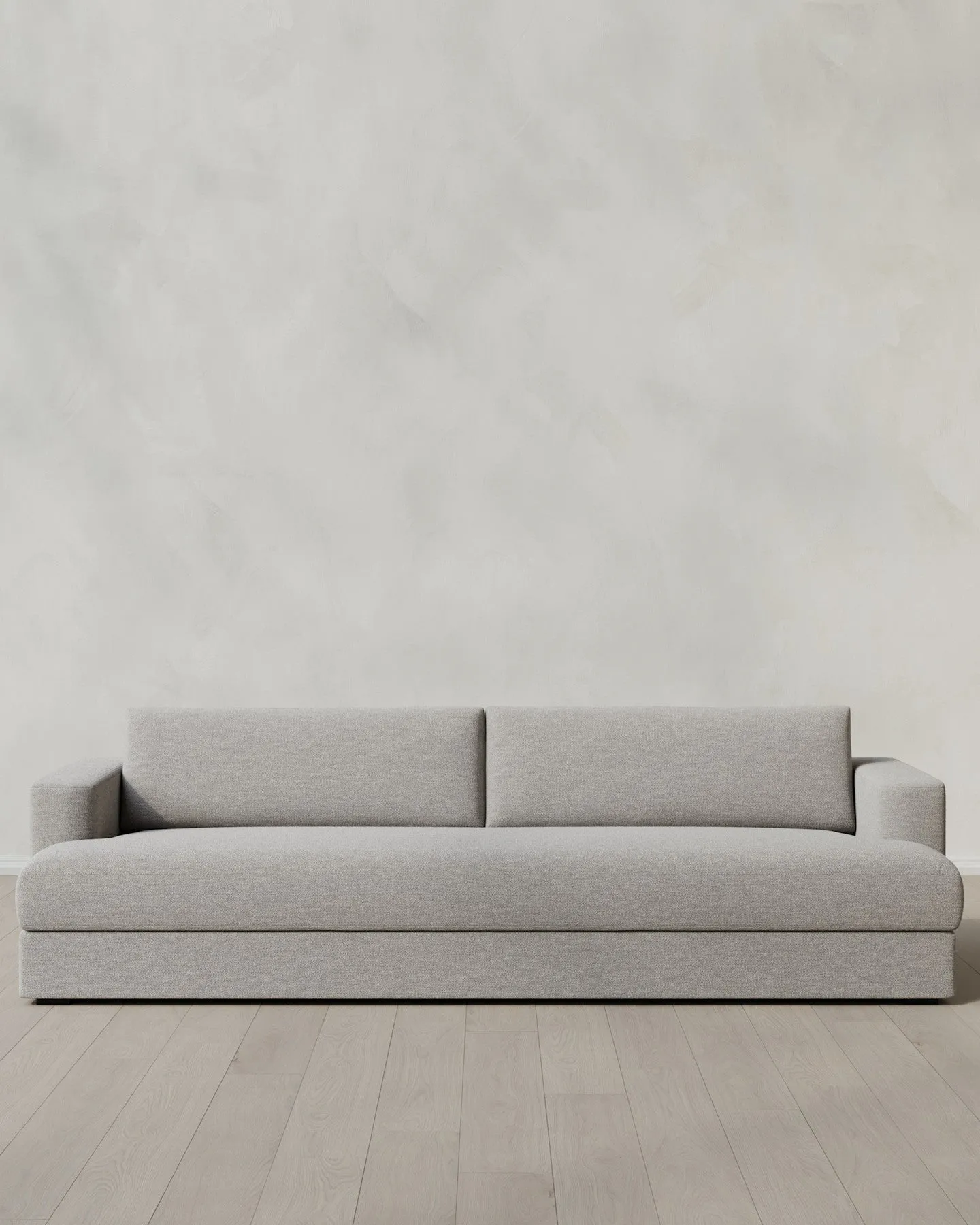 Sierra Performance Basketweave Curved Arm Sofa