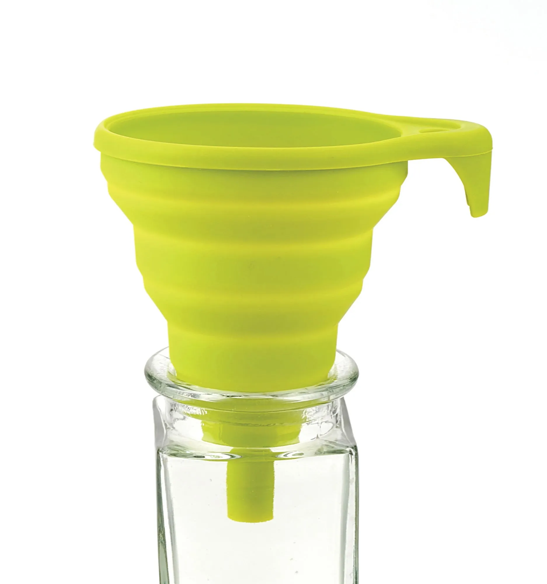 Silicone Funnel - Collapsible - Green