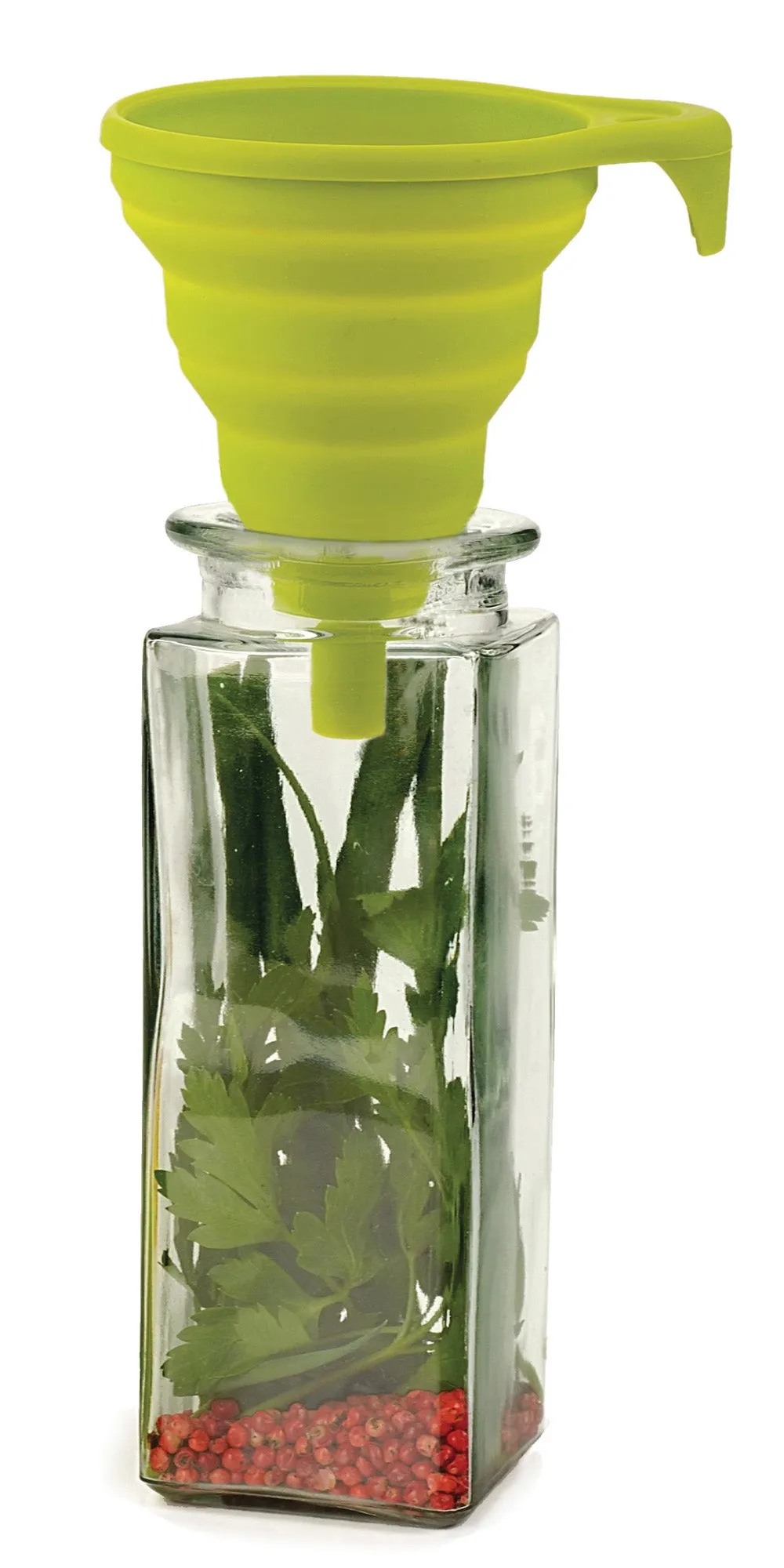 Silicone Funnel - Collapsible - Green