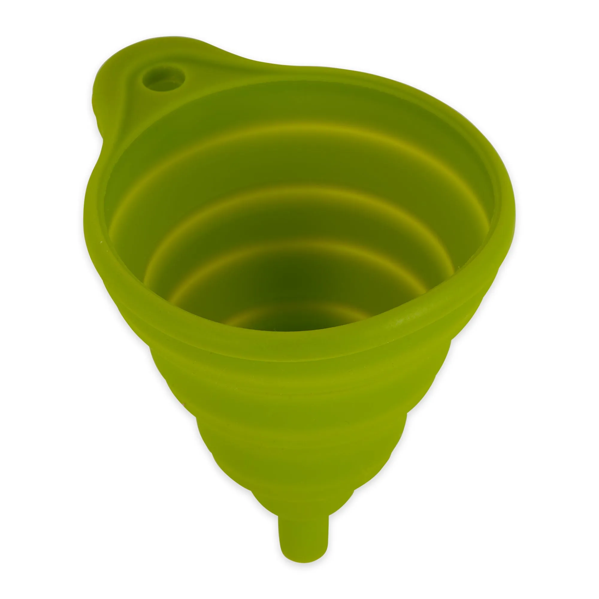Silicone Funnel - Collapsible - Green