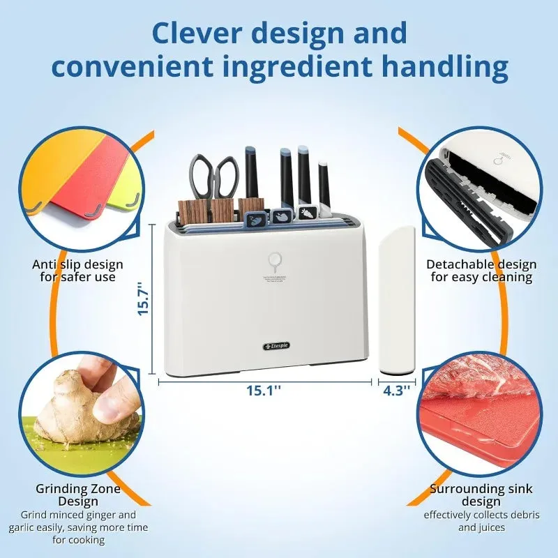 Smart Cutting Board  Knife Set