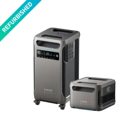 Special Bundle: REFURBISHED Anker SOLIX F3800 Portable Power Station   Extra Battery