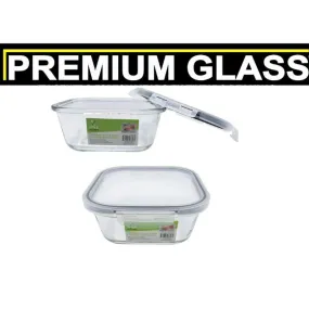 Square Glass Food Storage Container - 1L