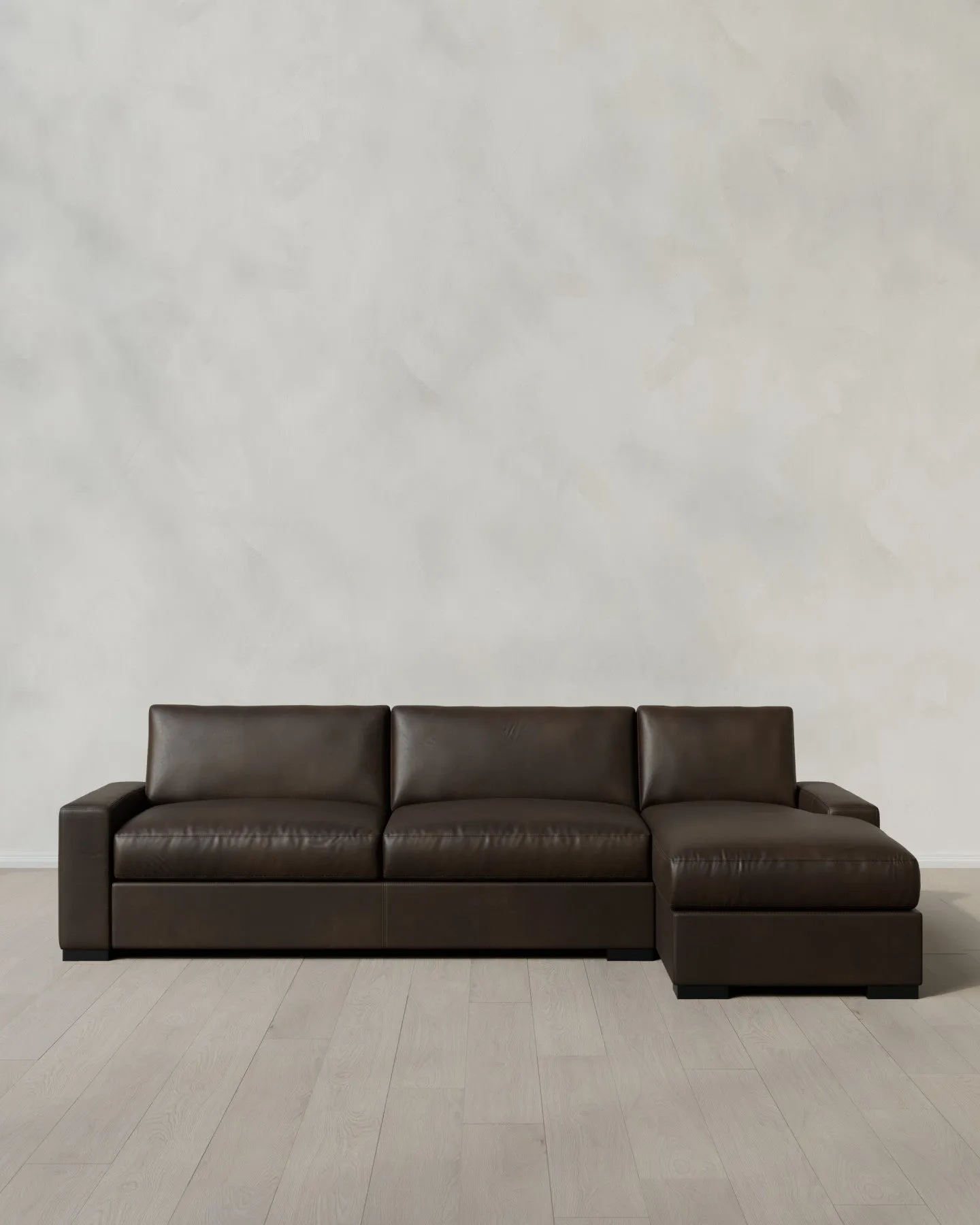 Stillman Leather Chaise Sectional