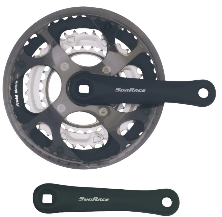 Sunrace Chainwheel & Crank 152mm 48/38/28T