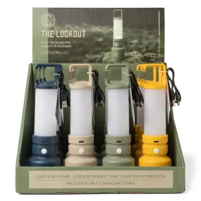 The Lookout 2-in-1 Rechargeable Lantern & Flashlight