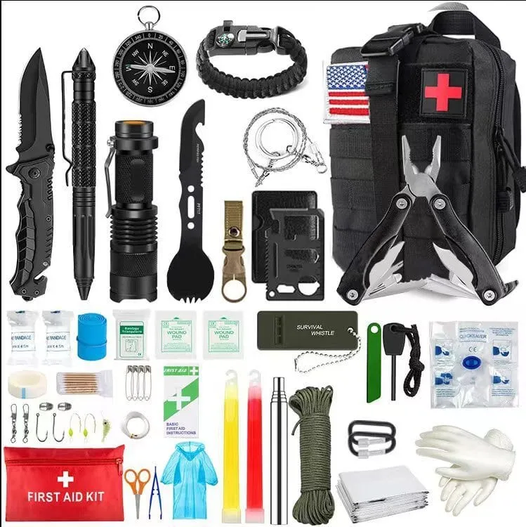 Ultimate Survival Gear: Outdoor SOS Emergency Kit - Multifunctional Survival Tools