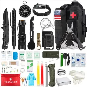 Ultimate Survival Gear: Outdoor SOS Emergency Kit - Multifunctional Survival Tools