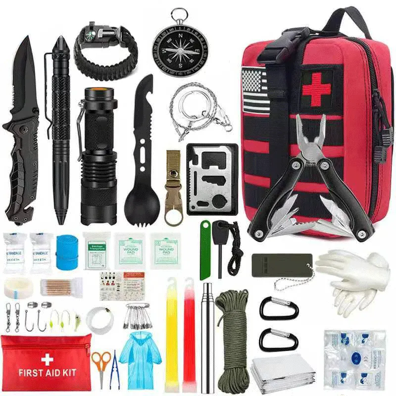 Ultimate Survival Gear: Outdoor SOS Emergency Kit - Multifunctional Survival Tools